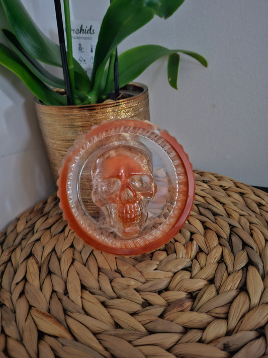 Cendrier tête de mort