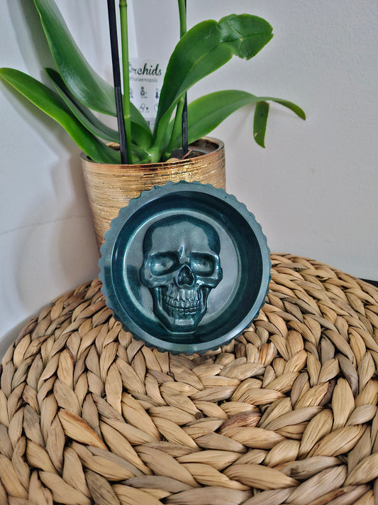 Cendrier tête de mort